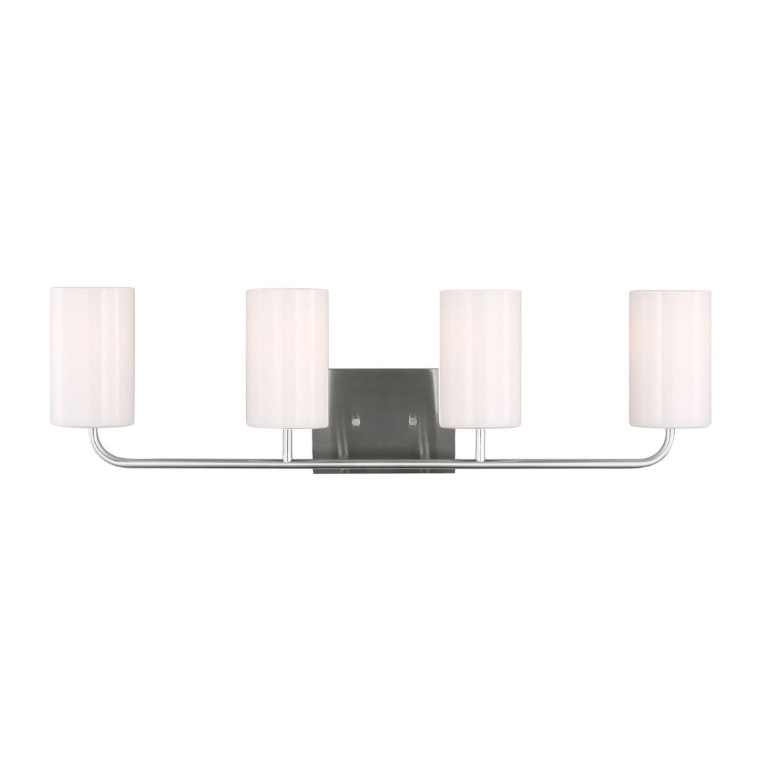 Generation Lighting Canada - GLV1004EN3/BS - Four Light Vanity - Rhett - Brushed Steel