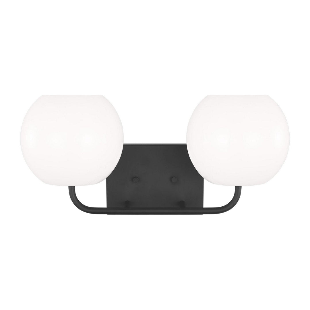Generation Lighting Canada - GLV1012EN3/MBK - Two Light Vanity - Rory - Midnight Black
