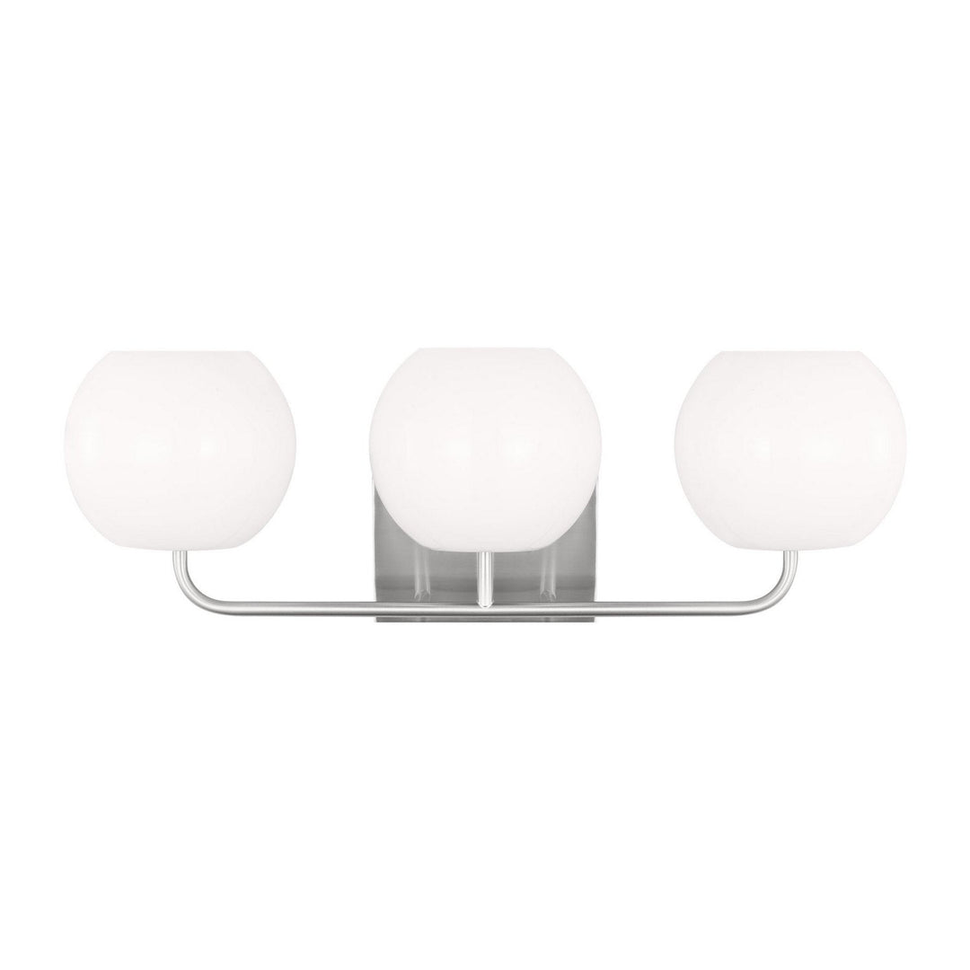 Generation Lighting Canada - GLV1013EN3/BS - Three Light Vanity - Rory - Brushed Steel