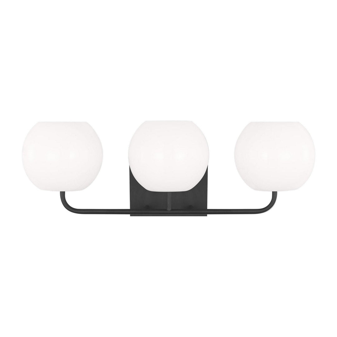 Generation Lighting Canada - GLV1013EN3/MBK - Three Light Vanity - Rory - Midnight Black