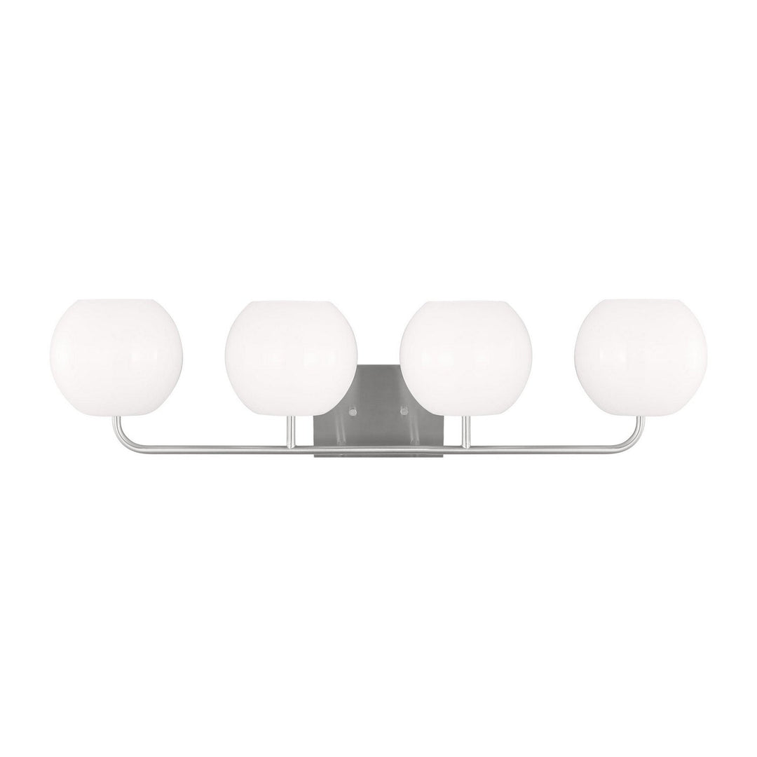 Generation Lighting Canada - GLV1014EN3/BS - Four Light Vanity - Rory - Brushed Steel