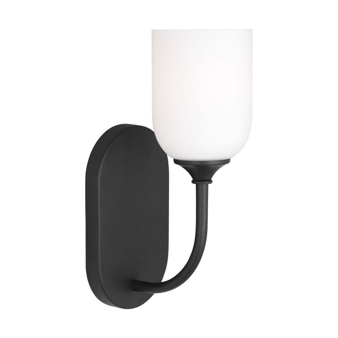 Generation Lighting Canada - GLV1021EN3/MBK - One Light Vanity - Emile - Midnight Black