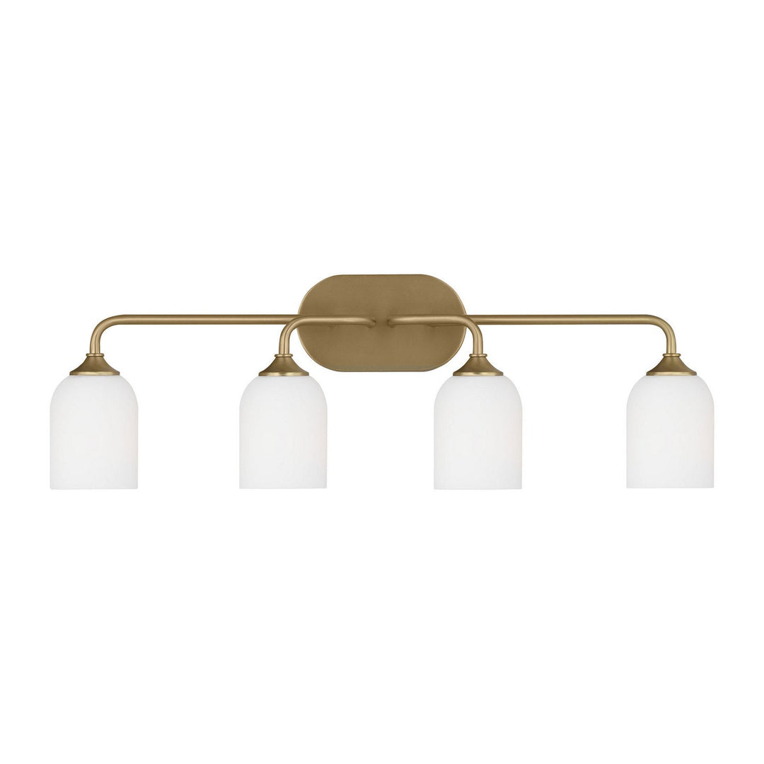 Generation Lighting Canada - GLV1024EN3/SB - Four Light Vanity - Emile - Satin Bronze