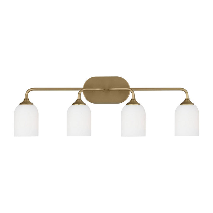 Generation Lighting Canada - GLV1024EN3/SB - Four Light Vanity - Emile - Satin Bronze