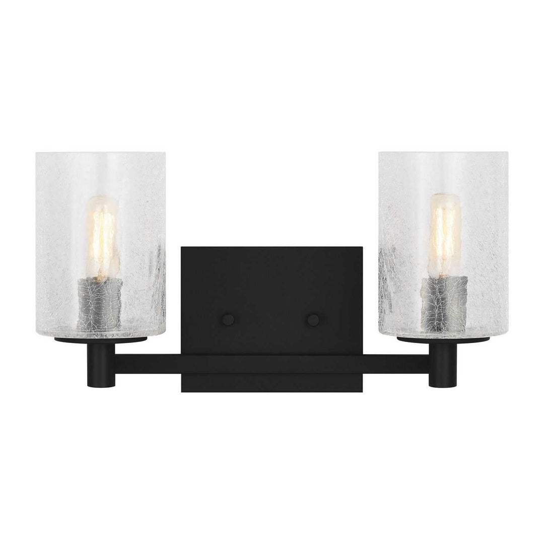 Generation Lighting Canada - GLV1032EN/MBK - Two Light Wall / Bath - Parker - Midnight Black