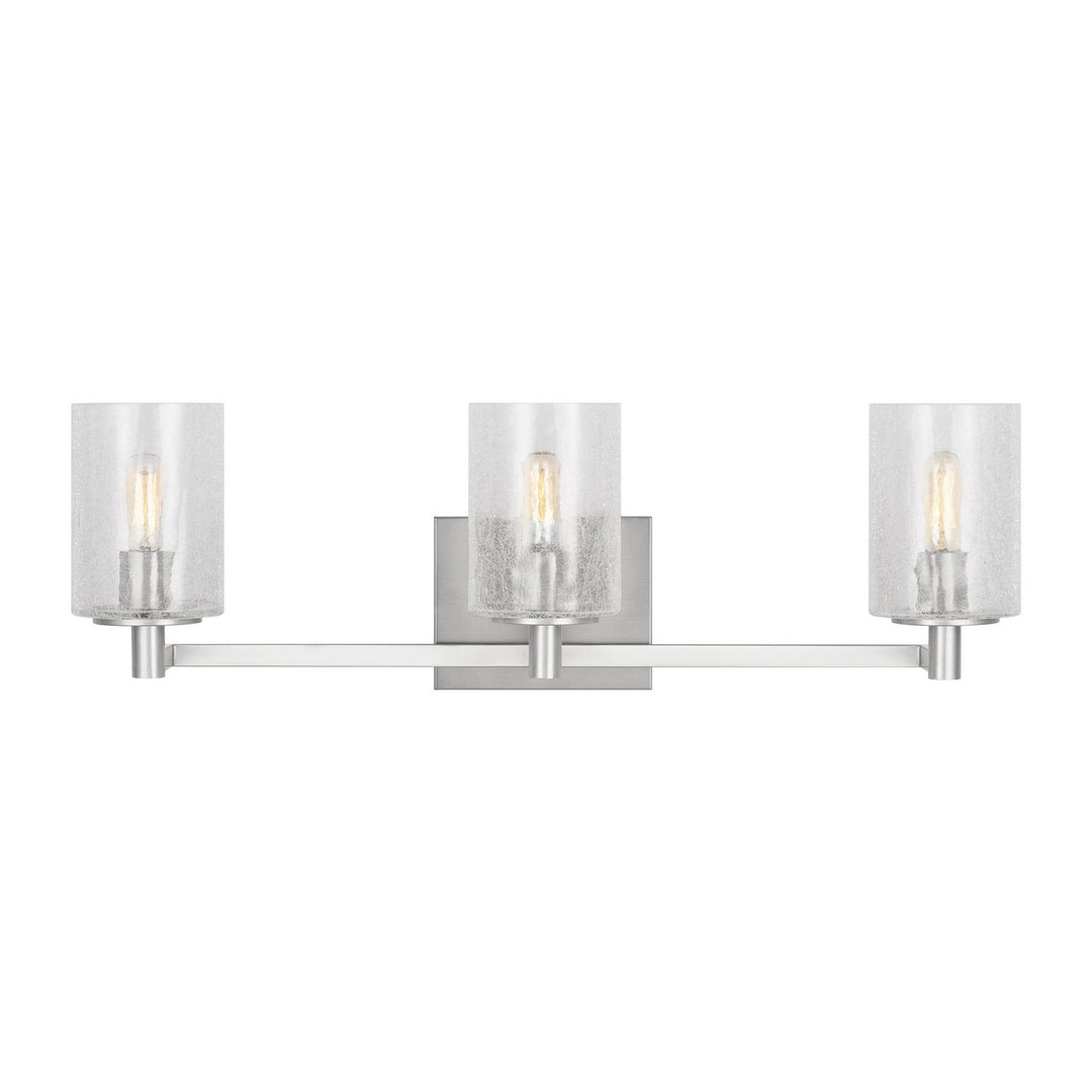 Generation Lighting Canada - GLV1033EN/BS - Three Light Wall / Bath - Parker - Brushed Steel
