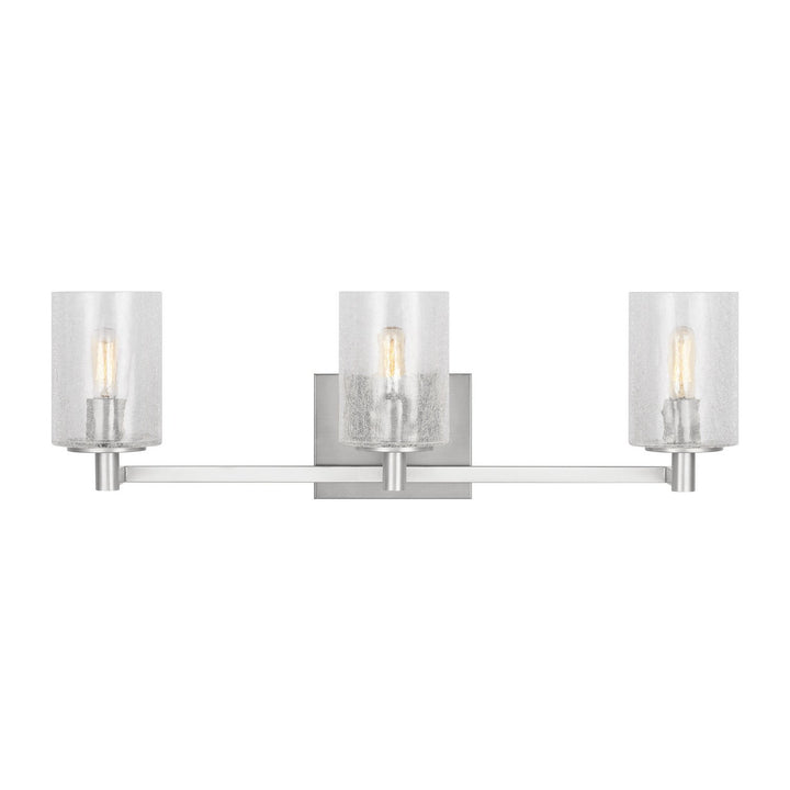 Generation Lighting Canada - GLV1033EN/BS - Three Light Wall / Bath - Parker - Brushed Steel