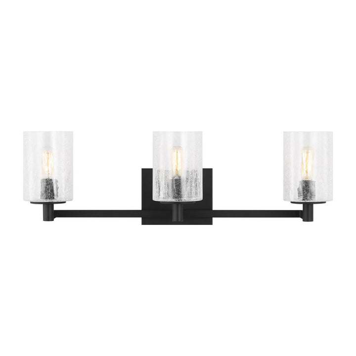 Generation Lighting Canada - GLV1033EN/MBK - Three Light Wall / Bath - Parker - Midnight Black