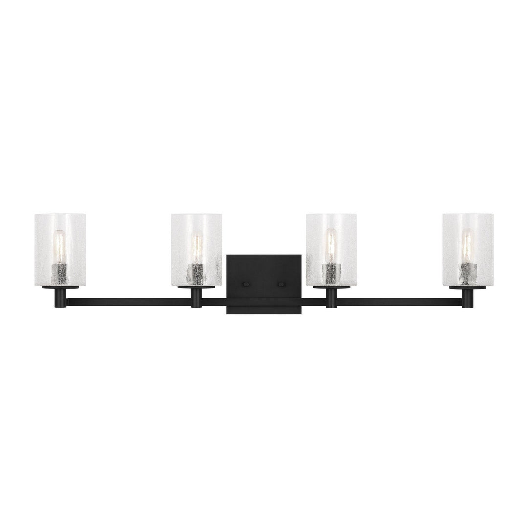 Generation Lighting Canada - GLV1034EN/MBK - Four Light Wall / Bath - Parker - Midnight Black