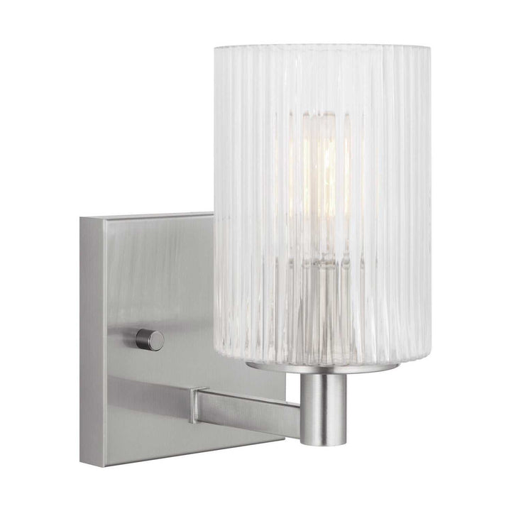 Generation Lighting Canada - GLV1041EN/BS - One Light Wall / Bath Sconce - Lando - Brushed Steel