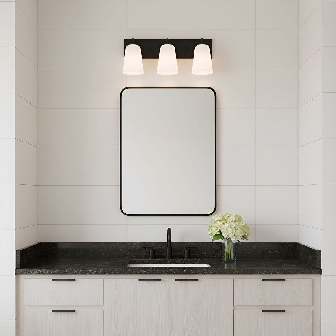 Generation Lighting Canada - GLV1053MBK - Vanity - Miles - Midnight Black