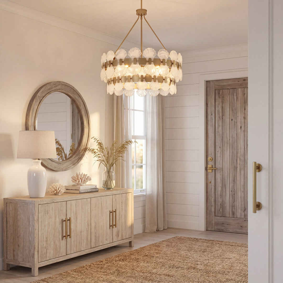 Savoy House - 1-3606-5-127 - Five Light Chandelier - Bancroft - Noble Brass