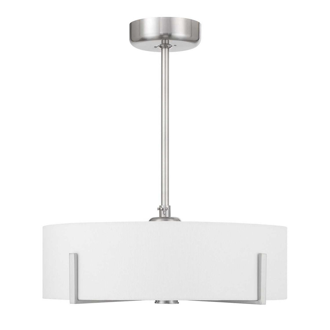 Mansell LED Fan D'Lier in Satin Nickel Savoy House
