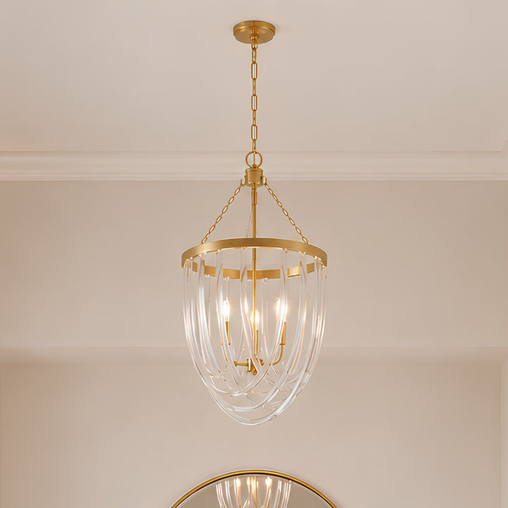 Savoy House - 3-2999-3-322 - Three Light Pendant - Jennings - Warm Brass