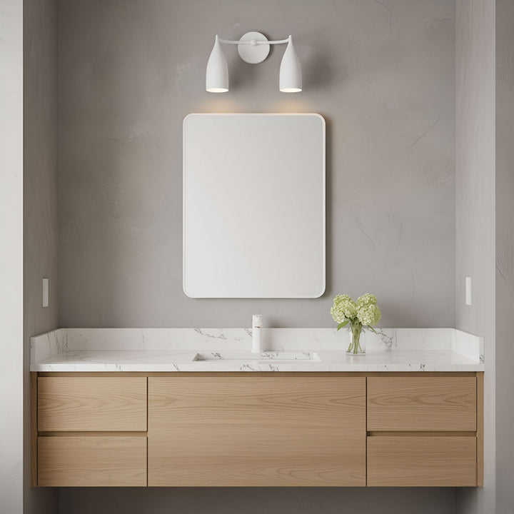 Generation Lighting Canada - GLV1082MWT - Two Light Vanity - Maya - Matte White