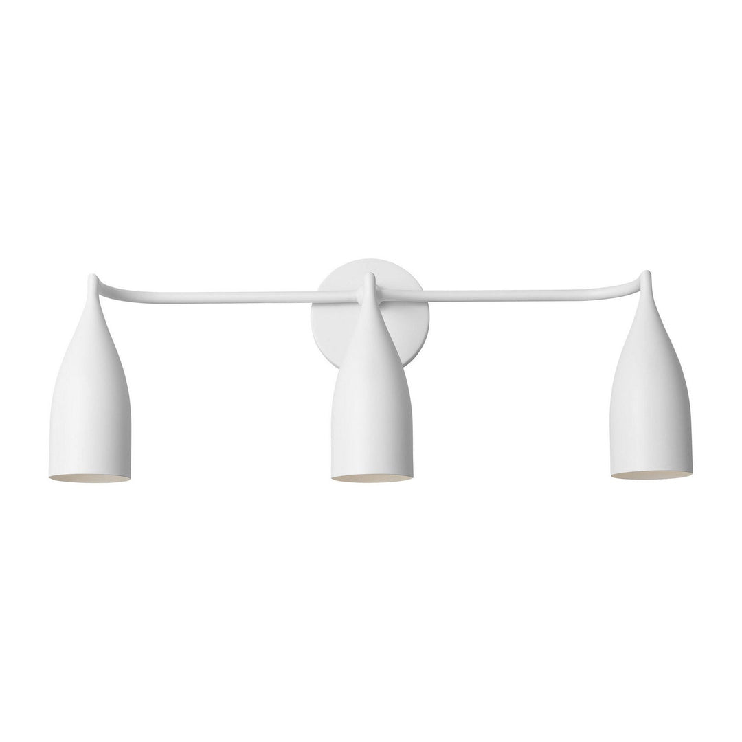 Generation Lighting Canada - GLV1083MWT - Three Light Vanity - Maya - Matte White