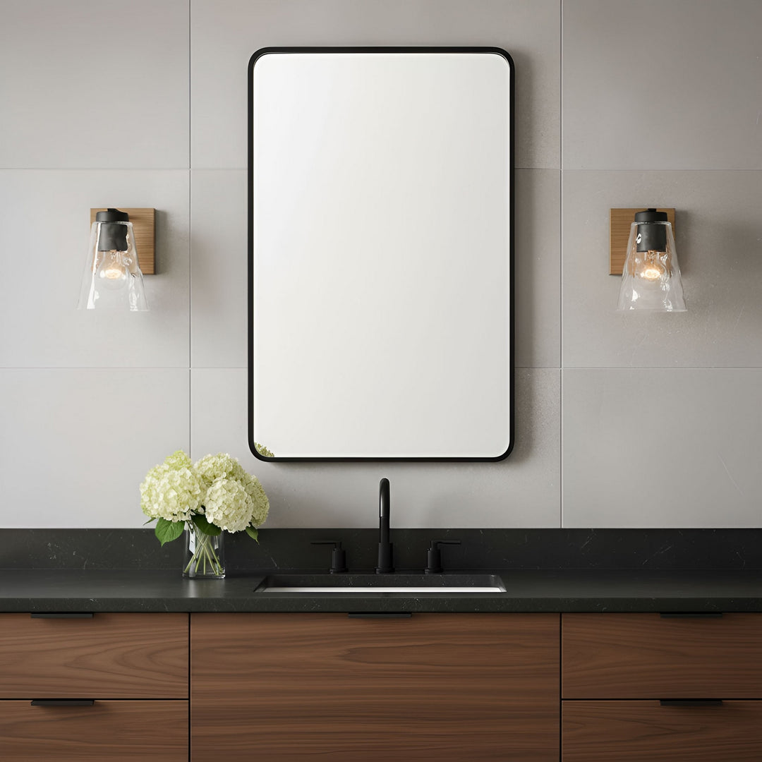 Generation Lighting Canada - GLV1111MBKCRO - Vanity - Dunton - Midnight Black
