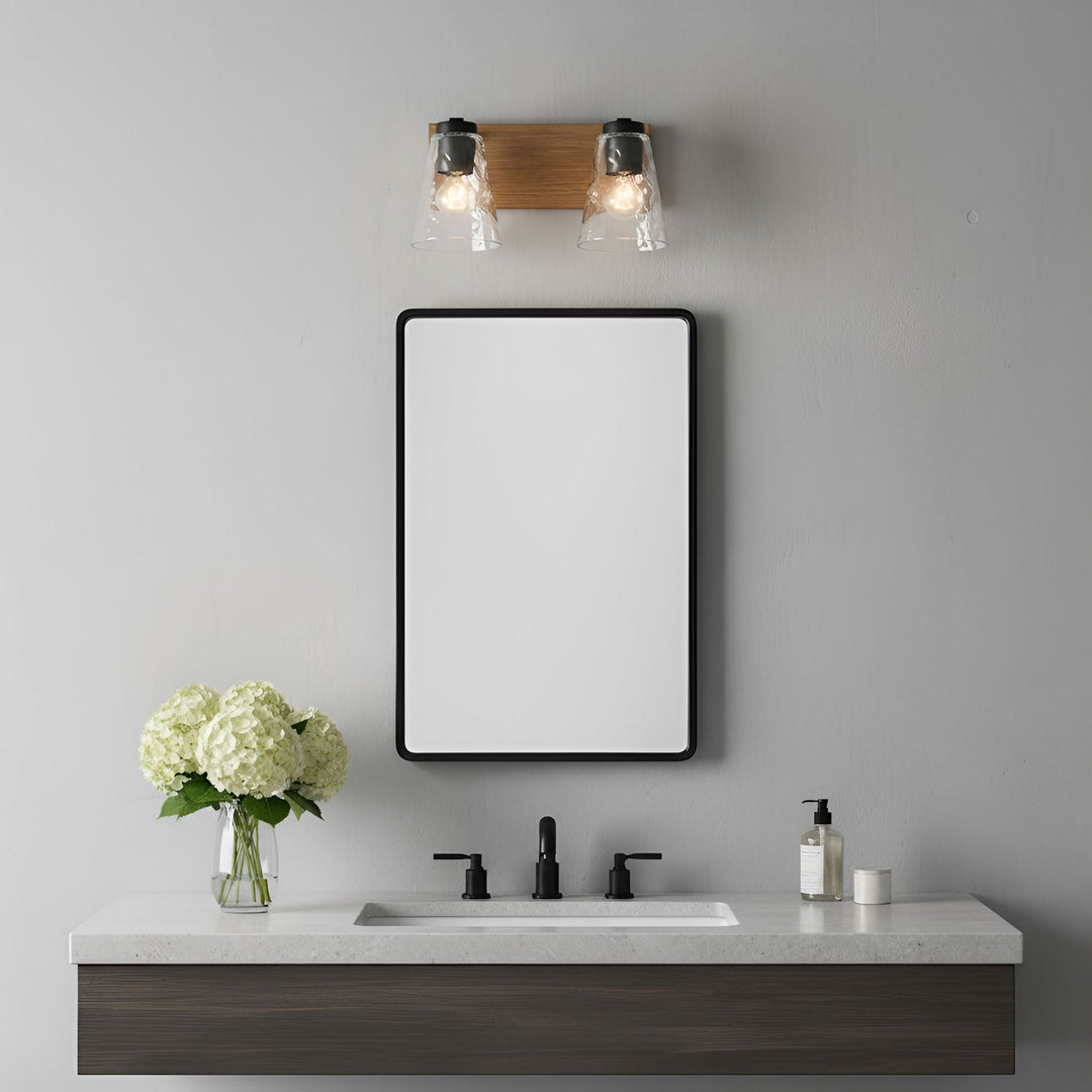 Generation Lighting Canada - GLV1112MBKCRO - Vanity - Dunton - Midnight Black