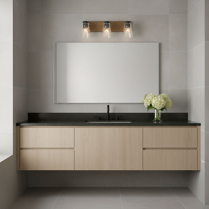 Generation Lighting Canada - GLV1113MBKCRO - Vanity - Dunton - Midnight Black