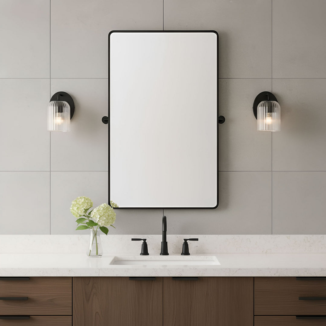 Generation Lighting Canada - GLV1131MBK - Wall Sconce - Eisele - Midnight Black