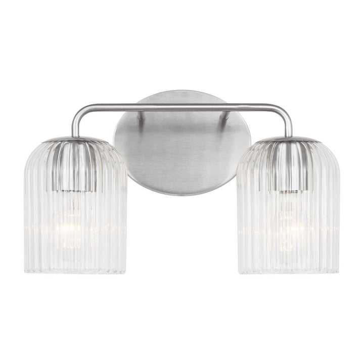 Generation Lighting Canada - GLV1132BS - Two Light Vanity - Eisele - Brushed Nickel