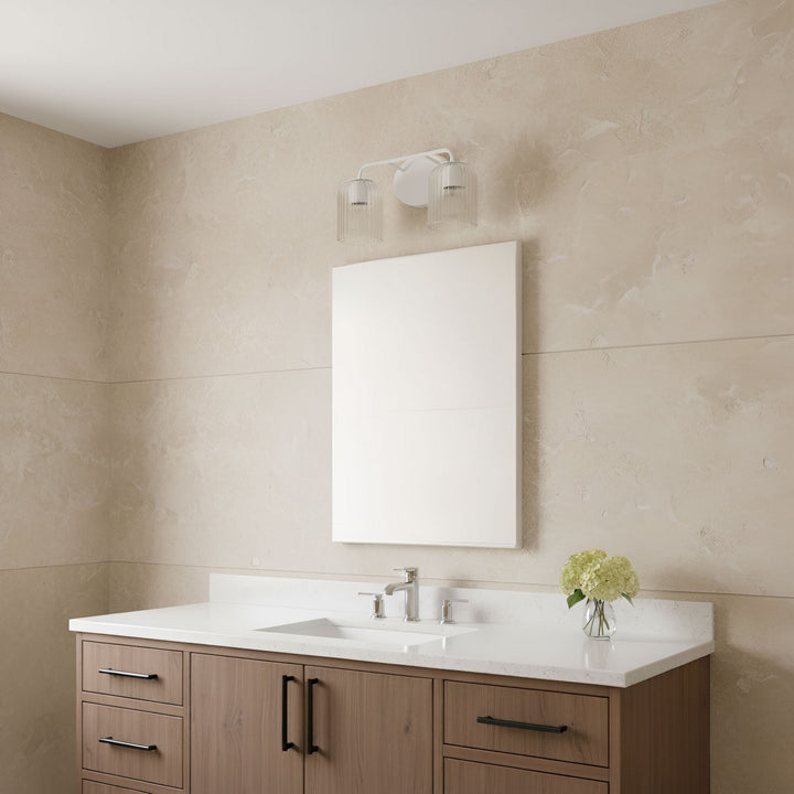 Generation Lighting Canada - GLV1132MWT - Two Light Vanity - Eisele - Matte White