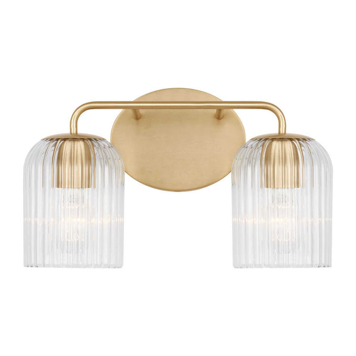 Generation Lighting Canada - GLV1132SB - Two Light Vanity - Eisele - Satin Brass