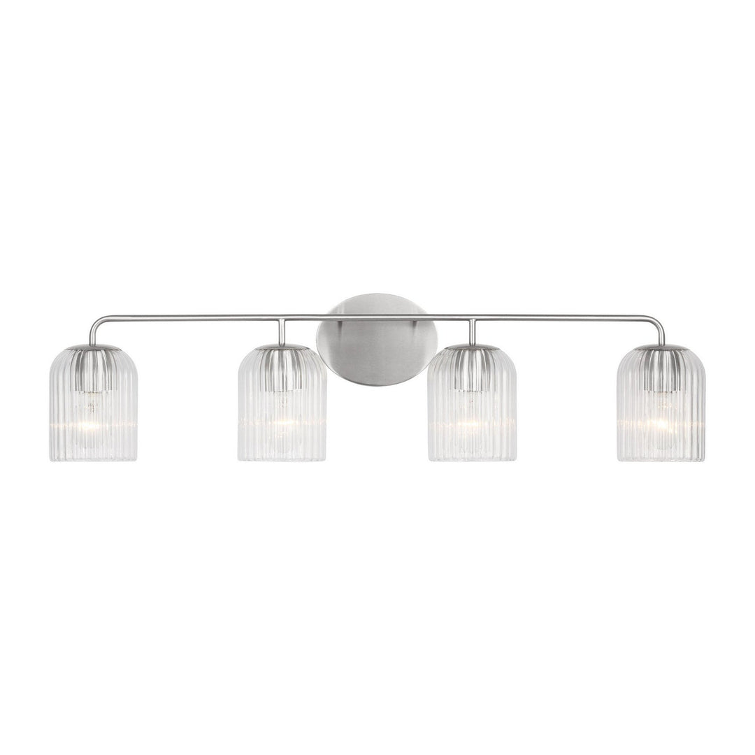 Generation Lighting Canada - GLV1134BS - Four Light Vanity - Eisele - Brushed Nickel