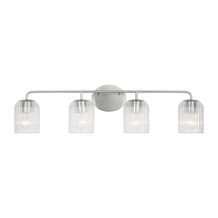 Generation Lighting Canada - GLV1134BS - Four Light Vanity - Eisele - Brushed Nickel