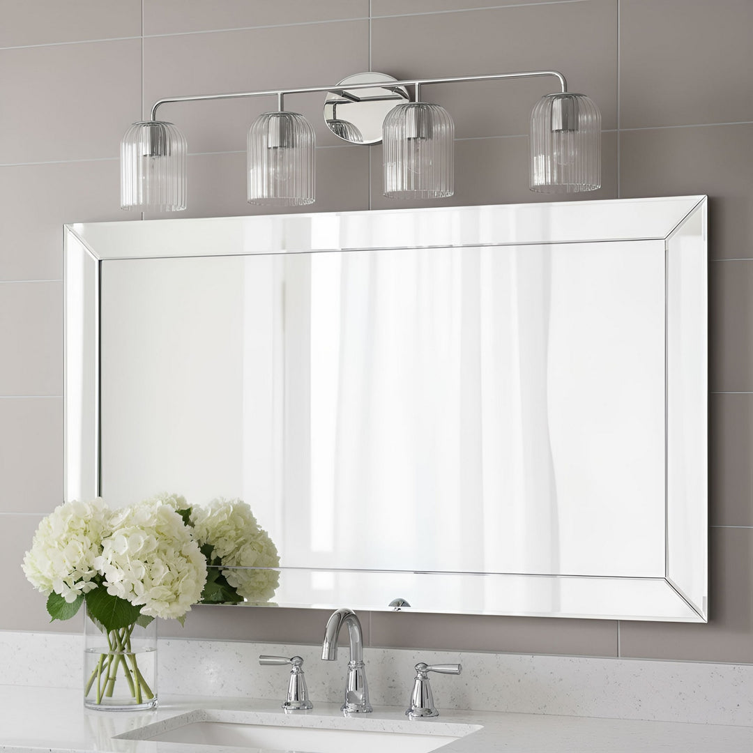 Generation Lighting Canada - GLV1134CH - Four Light Vanity - Eisele - Chrome