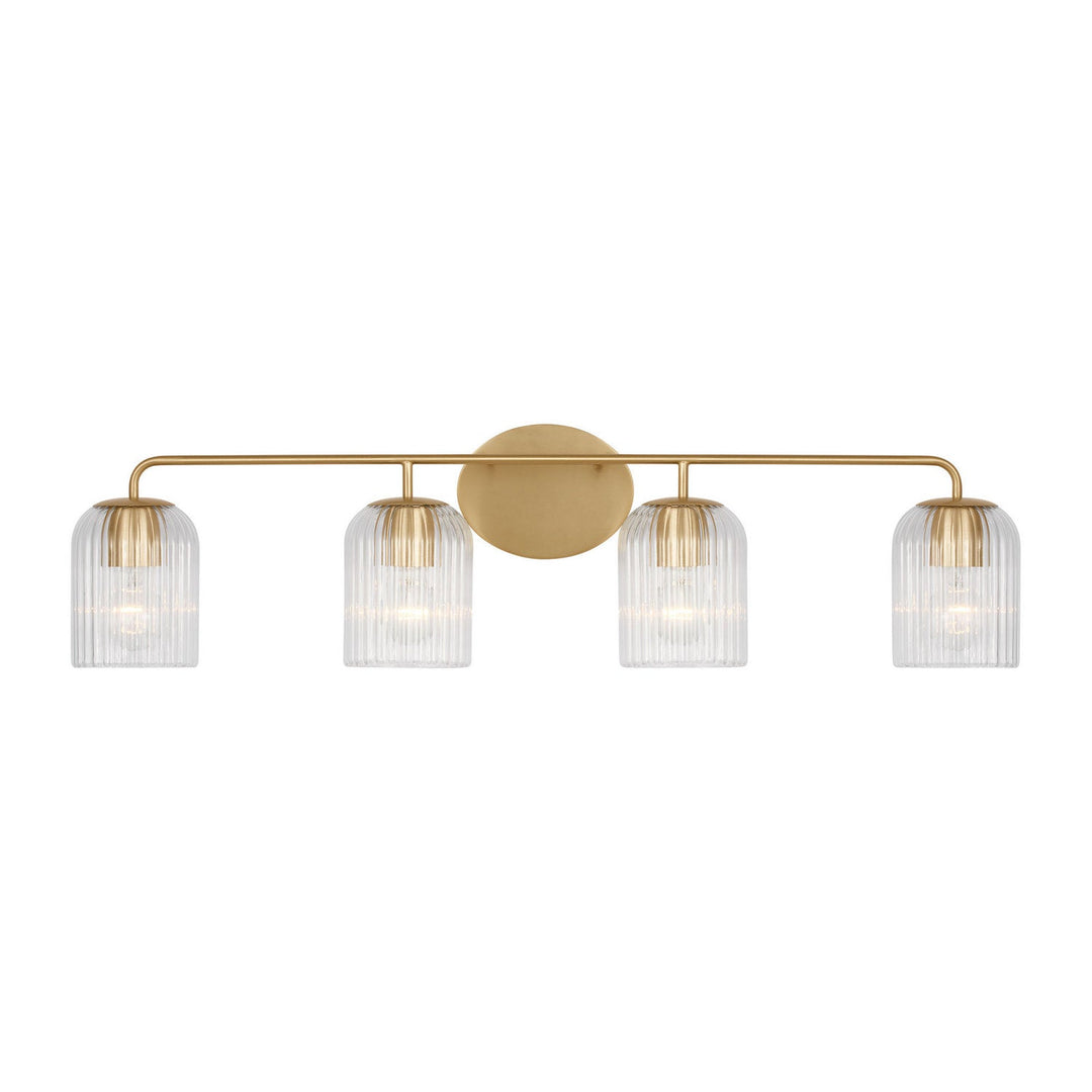 Generation Lighting Canada - GLV1134SB - Four Light Vanity - Eisele - Satin Brass