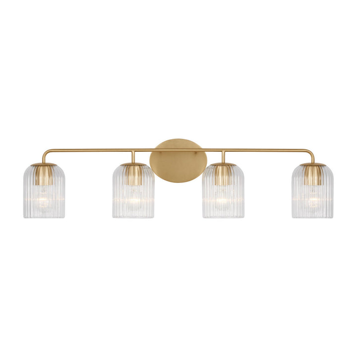 Generation Lighting Canada - GLV1134SB - Four Light Vanity - Eisele - Satin Brass
