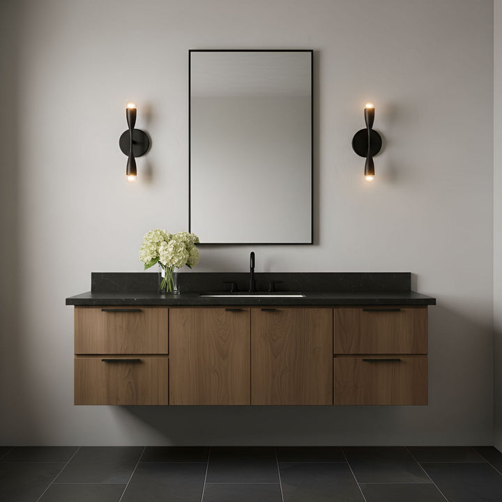 Generation Lighting Canada - GLW1002MBK - Bath - Maya - Midnight Black