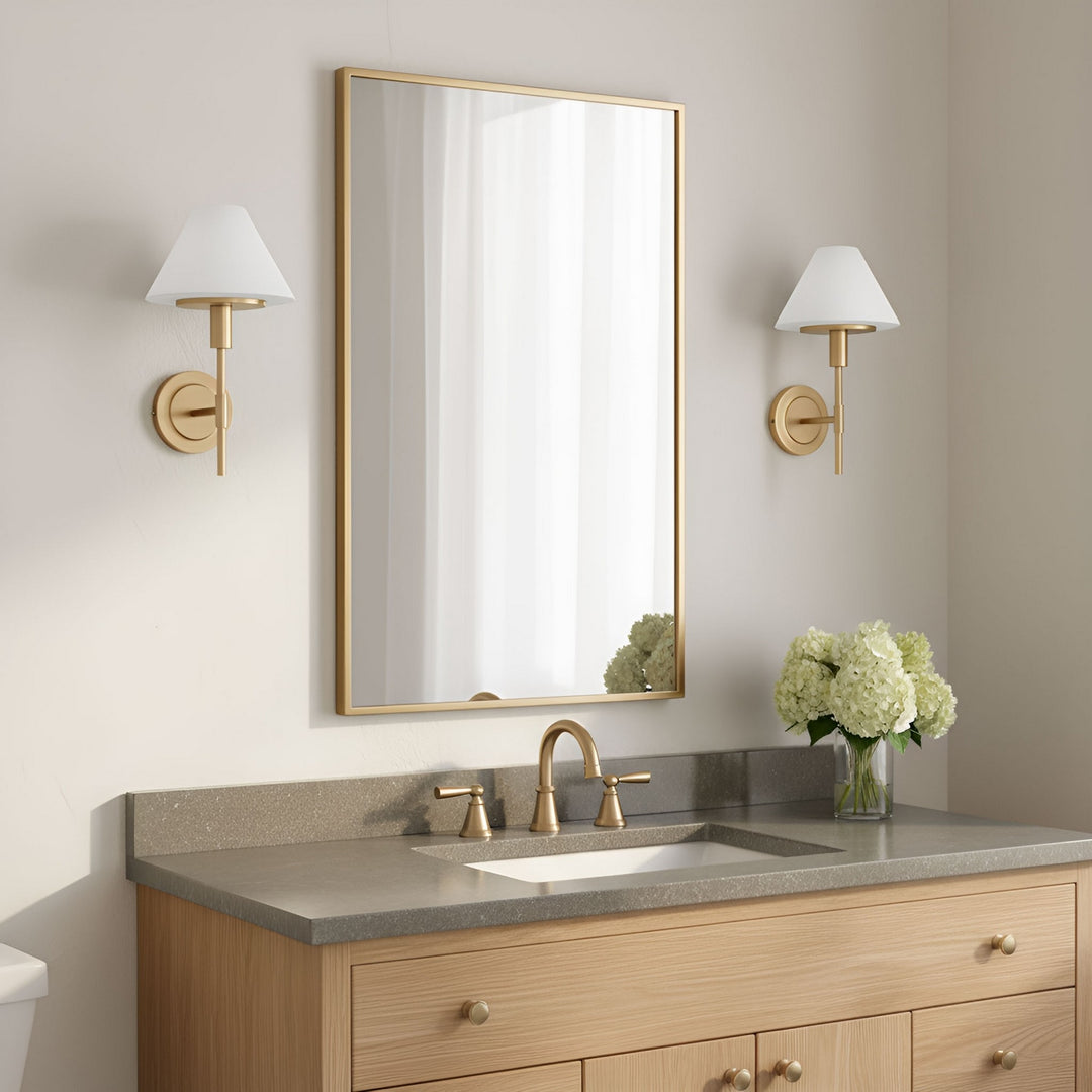 Generation Lighting Canada - GLW1011SB - Wall Sconce - Mendota - Satin Brass