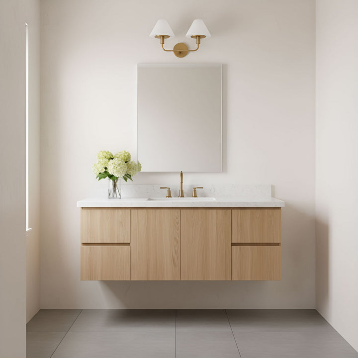 Generation Lighting Canada - GLW1022SB - Wall Sconce - Mendota - Satin Brass