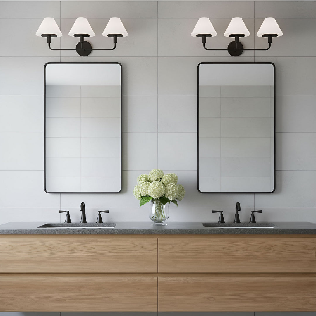 Generation Lighting Canada - GLW1033MBK - Wall Sconce - Mendota - Midnight Black