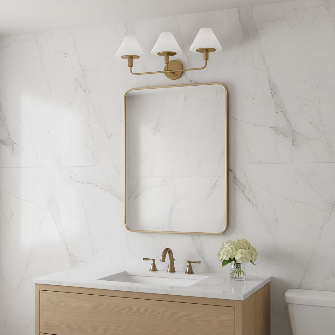 Generation Lighting Canada - GLW1033SB - Wall Sconce - Mendota - Satin Brass