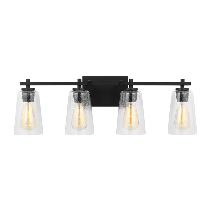 Visual Comfort Studio Canada - VS24304MBK - Four Light Vanity - Mercer - Midnight Black