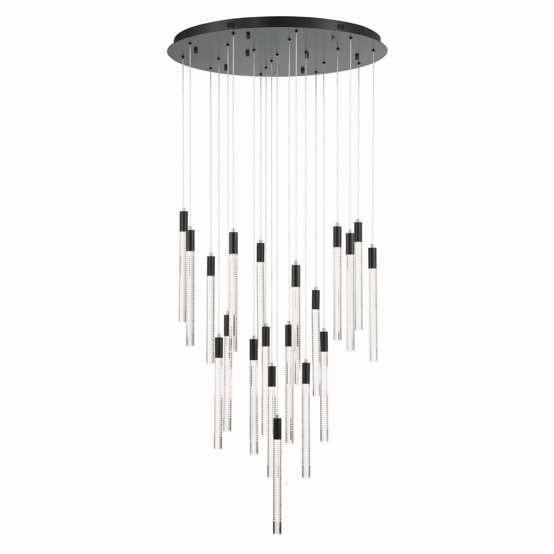 Celine LED Chandelier in Brass - available from The Lighting Shoppe, trusted by Canadian homeowners