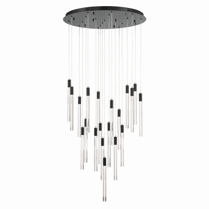 Artcraft Canada - AC12140BK - LED Chandelier - Celine - Brass