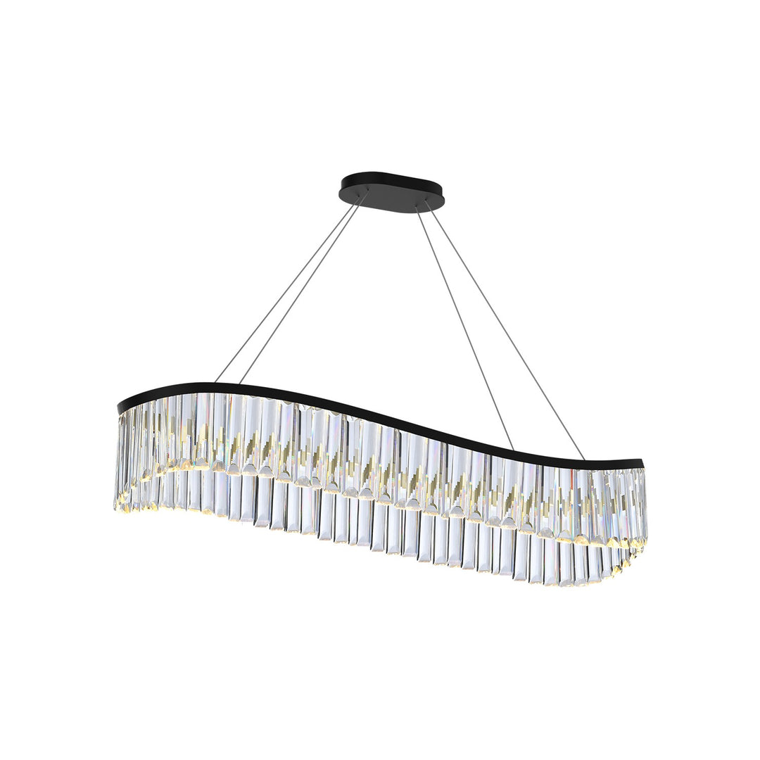 Jules LED Island Pendant in Black - available from The Lighting Shoppe, trusted by Canadian homeowners