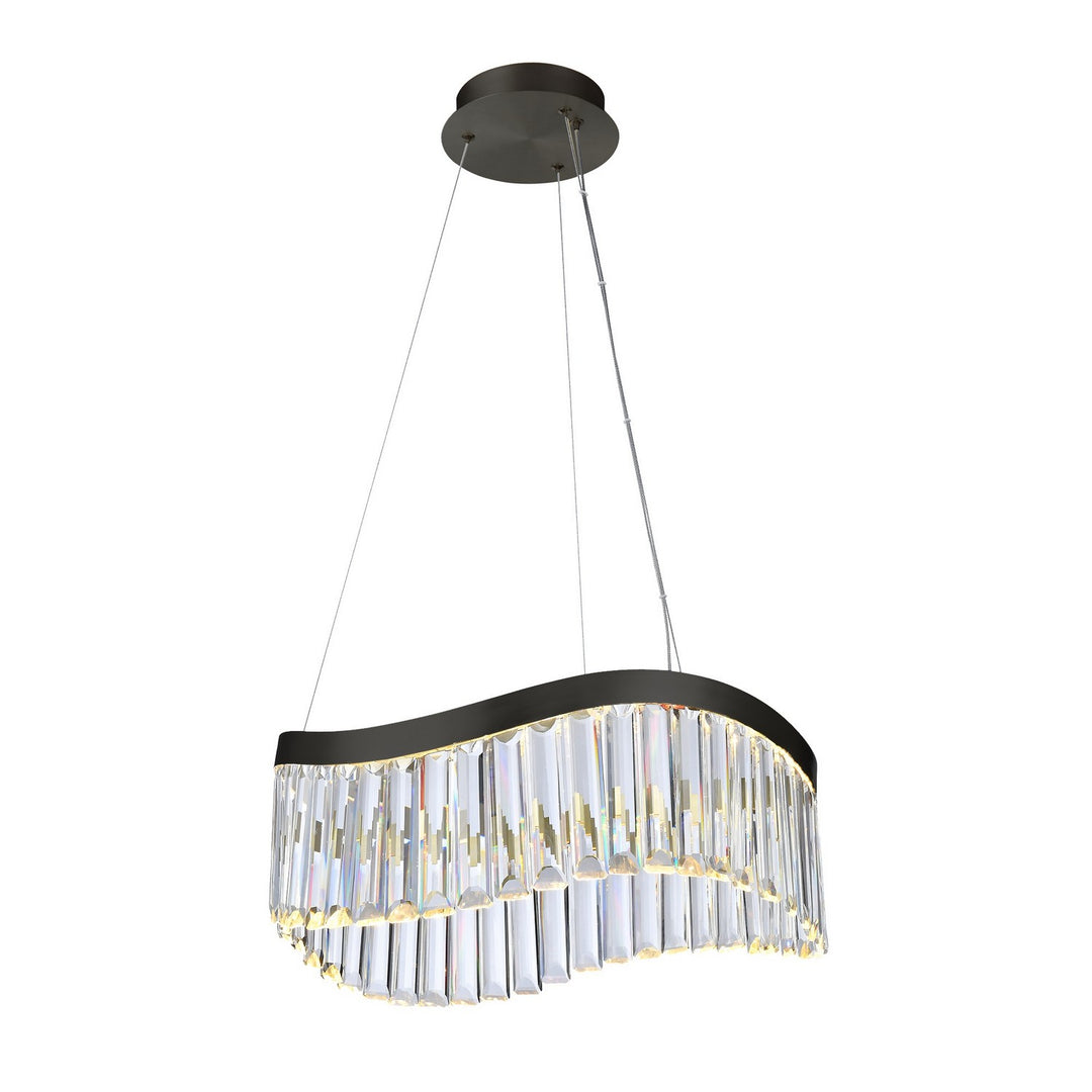 Jules LED Chandelier in Black - available from The Lighting Shoppe, trusted by Canadian homeowners