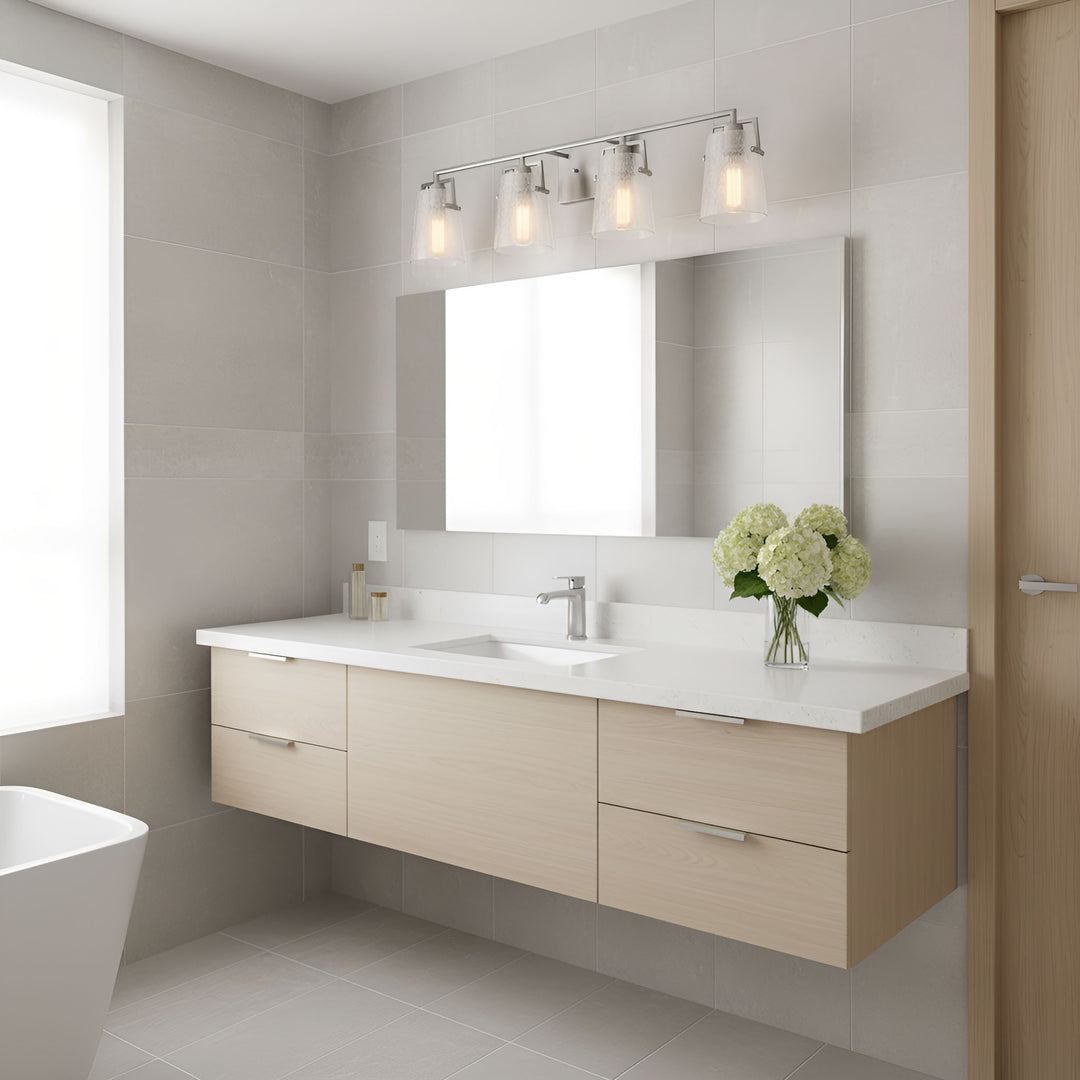 Visual Comfort Studio Canada - DJV1034BSCKG - Four Light Vanity - Crofton - Brushed Nickel
