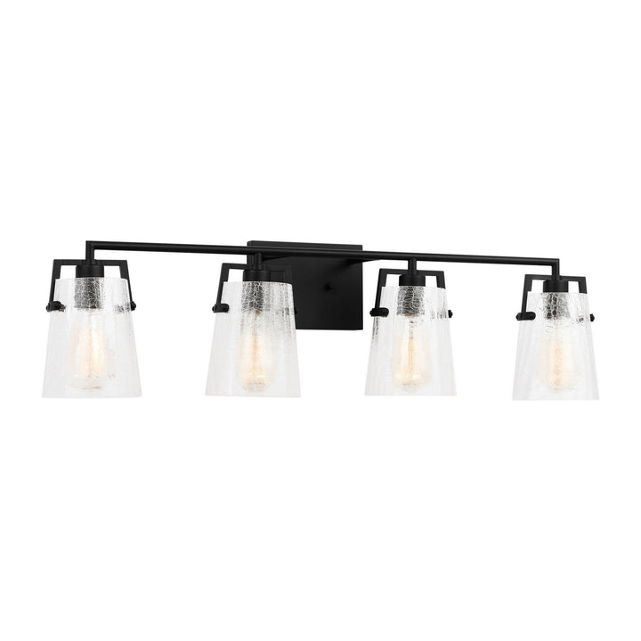 Visual Comfort Studio Canada - DJV1034MBKCKG - Four Light Vanity - Crofton - Midnight Black