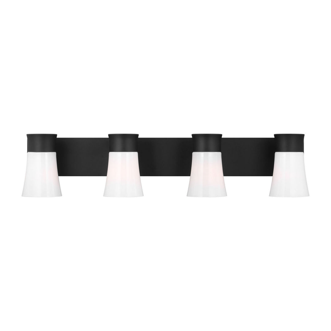 Visual Comfort Studio Canada - DJV1084MBK - Four Light Vanity - Roy - Midnight Black