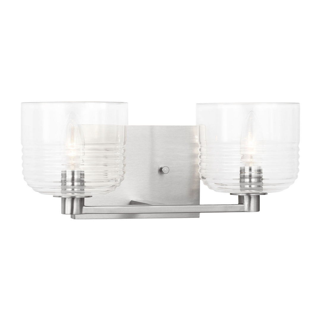 Visual Comfort Studio Canada - DJV1112BS - Two Light Vanity - Lochdale - Brushed Nickel