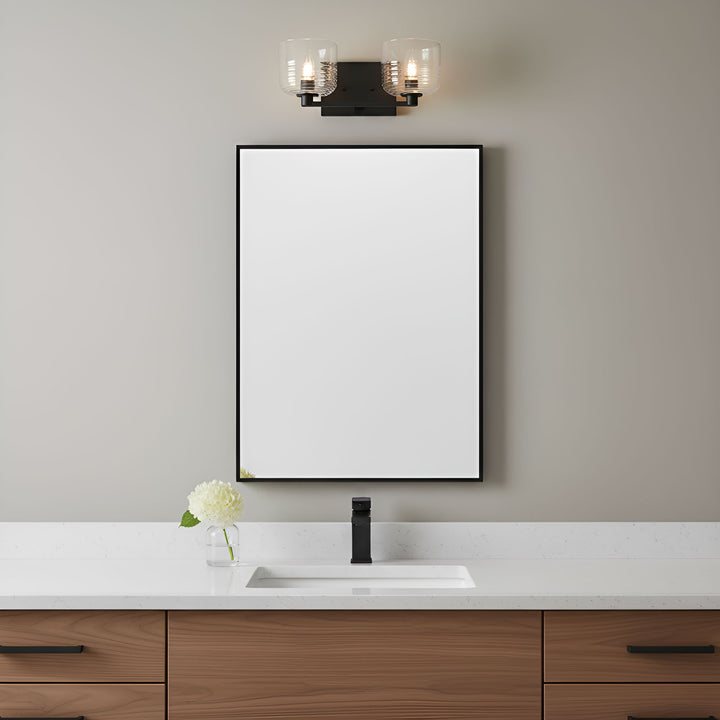 Visual Comfort Studio Canada - DJV1112MBK - Two Light Vanity - Lochdale - Midnight Black