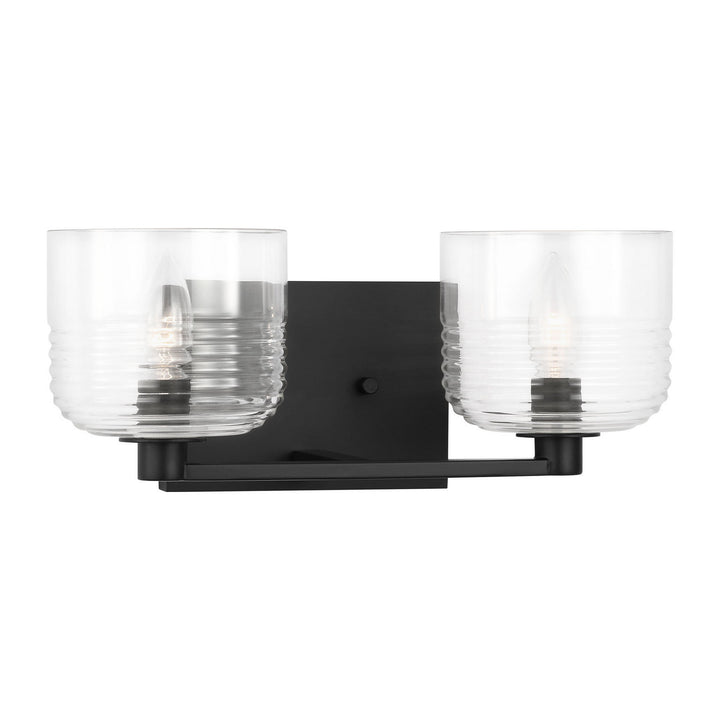 Visual Comfort Studio Canada - DJV1112MBK - Two Light Vanity - Lochdale - Midnight Black