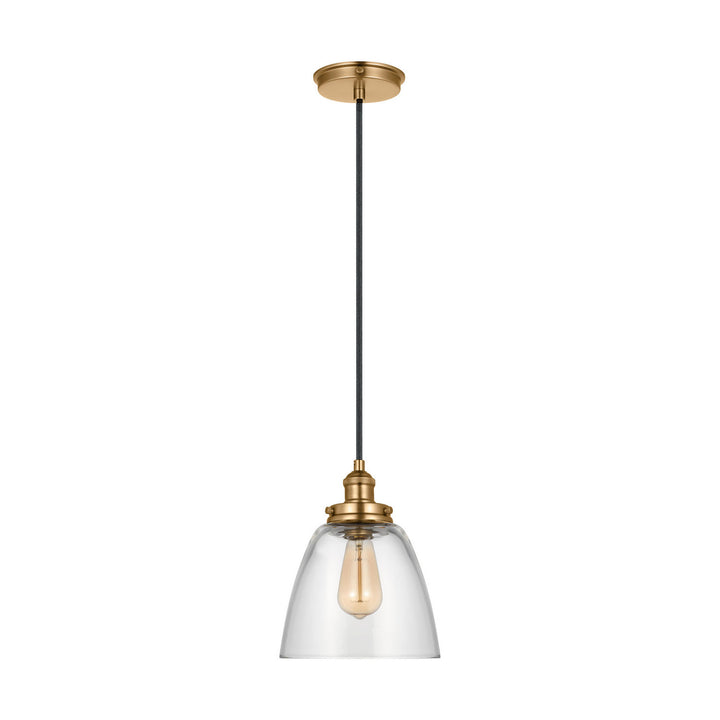 Visual Comfort Studio Canada - P1349SB - One Light Pendant - Baskin - Satin Brass