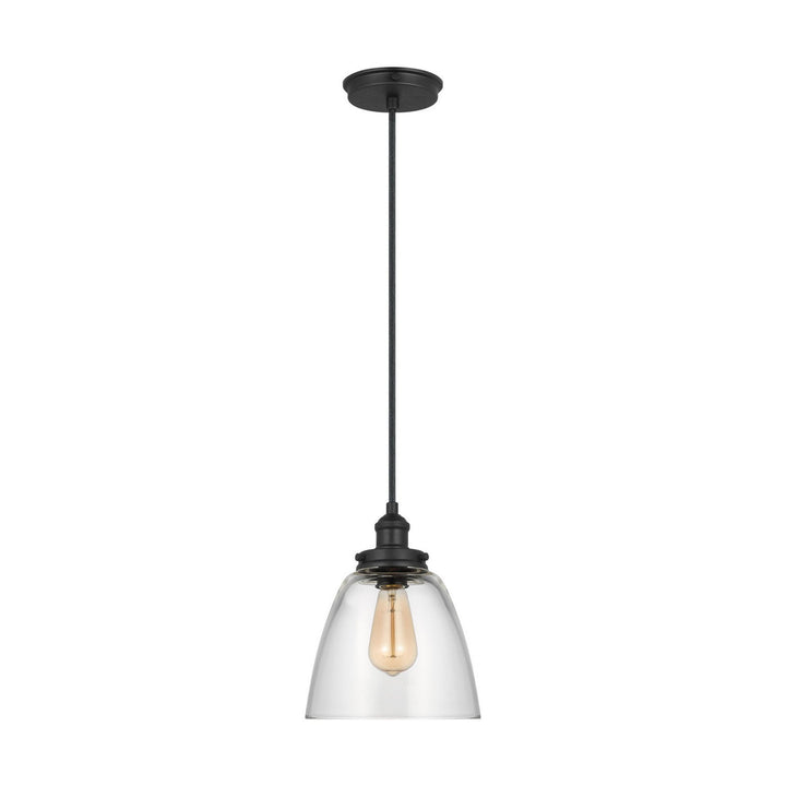 Visual Comfort Studio Canada - P1349MBK - One Light Pendant - Baskin - Midnight Black